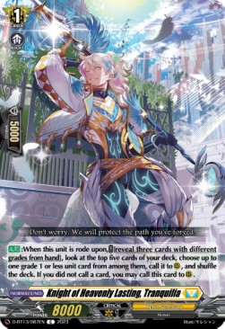 Knight of Heavenly Lasting, Tranquilia [D-Format]