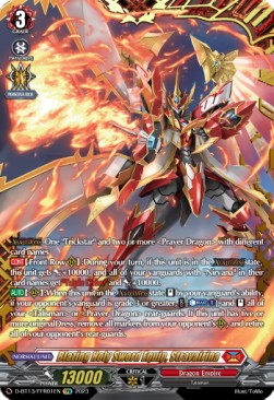 Blazing Holy Sword Equip, Stravairina [D-Format] (V.2 - Double Frame Rare)