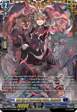 Red Eye of Governing Ruler, Lindalkia [D-Format] (V.2 - Double Frame Rare)