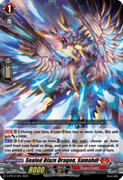 Sealed Blaze Dragon, Samahdi [D Format] (V.1 - Promo)