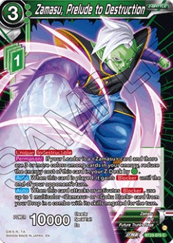 Zamasu, Prelude to Destruction