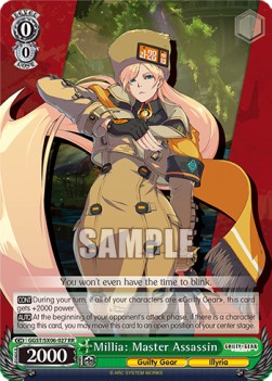 Millia: Master Assassin (V.1 - Double Rare)