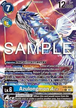 Azulongmon Ace (EX5-024) (V.2)