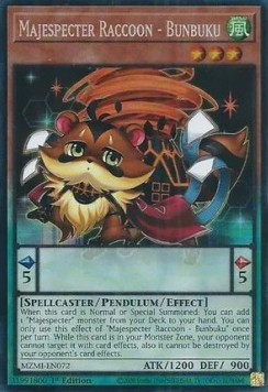 Majespecter Raccoon - Bunbuku (V.2 - Collectors Rare)