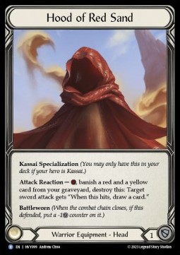 Hood of Red Sand (Regular)