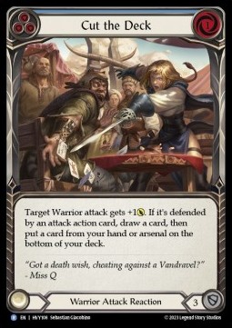 Cut the Deck (Blue) (Regular)