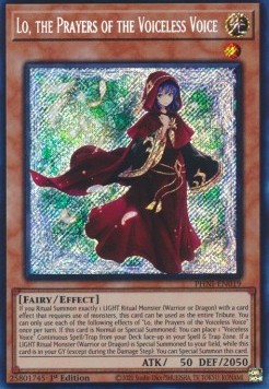 Lo, the Prayers of the Voiceless Voice (V.1 - Secret Rare)