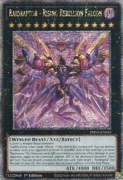 Raidraptor - Rising Rebellion Falcon (V.2 - Quarter Century Secret Rare)