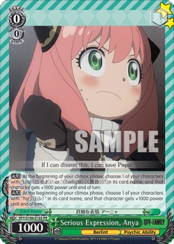 Serious Expression, Anya (V.1 - Promo)