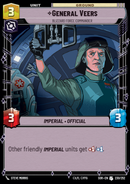 General Veers, Blizzard Force Commander