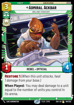 Admiral Ackbar, Brilliant Strategist