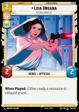 Leia Organa, Defiant Princess