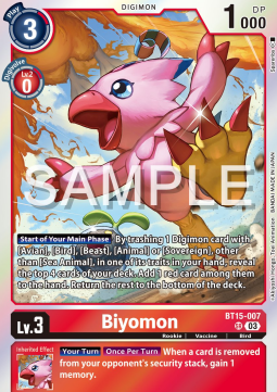 Biyomon (BT15-007) (V.1)