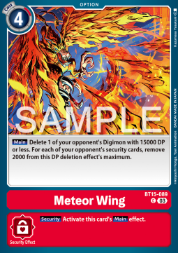 Meteor Wing (BT15-089)