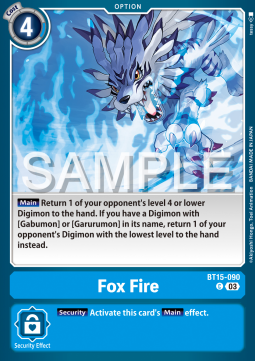 Fox Fire (BT15-090)