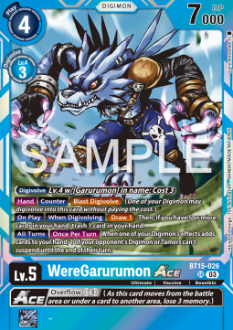 WereGarurumon Ace (BT15-026)