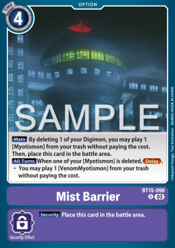 Mist Barrier (BT15-098)