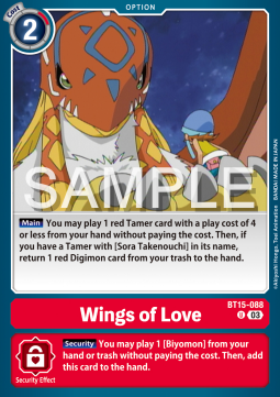 Wings of Love (BT15-088)