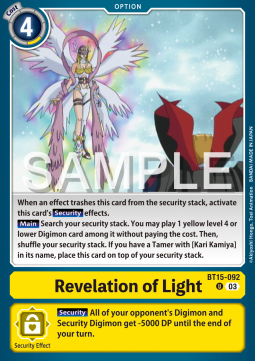 Revelation of Light (BT15-092)