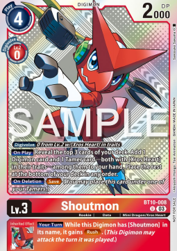 Shoutmon (BT10-008)