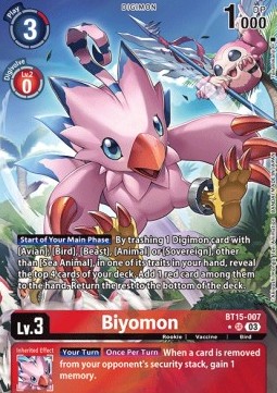 Biyomon (BT15-007) (V.2)