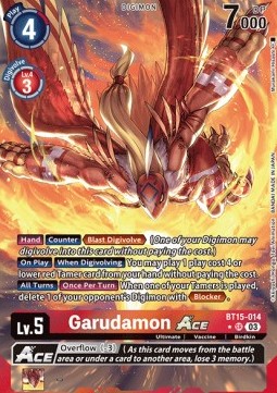 Garudamon Ace (BT15-014) (V.2)