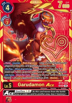 Garudamon Ace (BT15-014) (V.3)