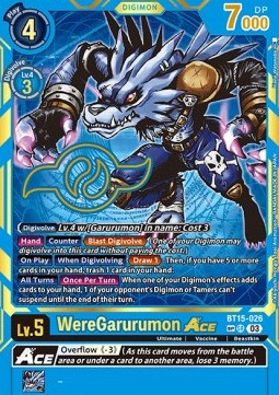 WereGarurumon Ace (BT15-026) (V.3)