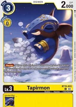 Tapirmon (BT15-033)