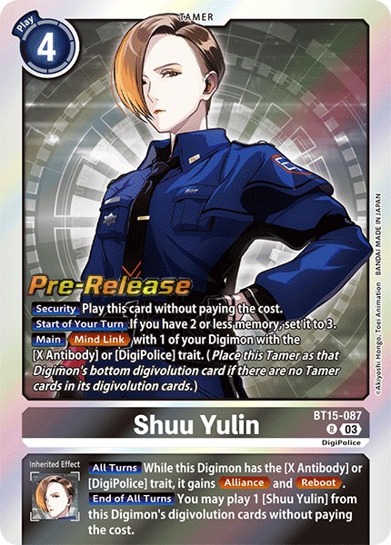 Shuu Yulin (BT15-087)