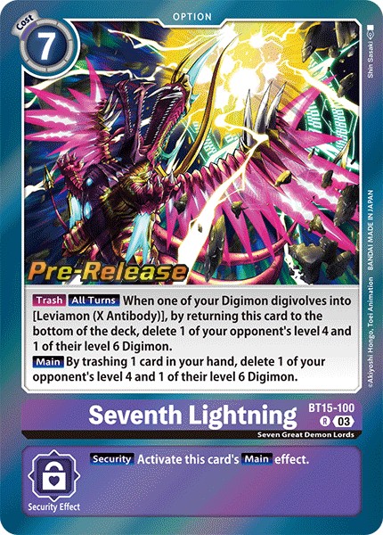 Seventh Lightning (BT15-100)