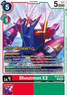 Shoutmon X2 (BT15-012)