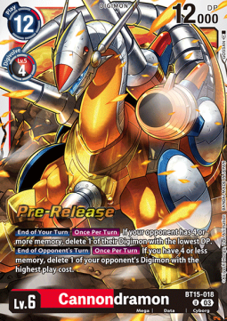 Cannondramon (BT15-018)