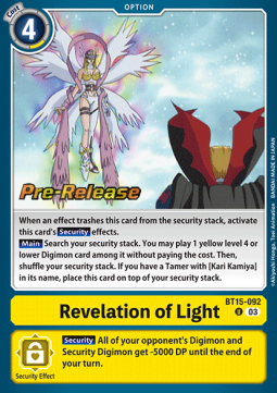 Revelation of Light (BT15-092)