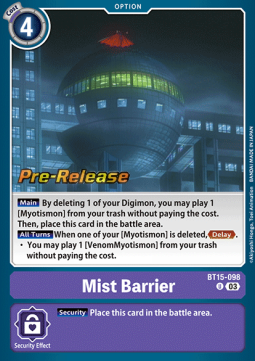 Mist Barrier (BT15-098)