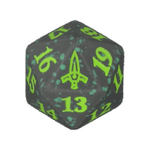 Murders at Karlov Manor: D20 Die (Green)