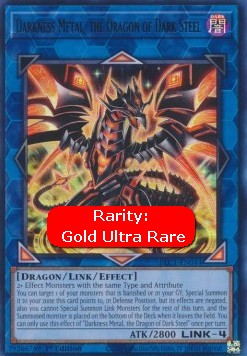 Darkness Metal, the Dragon of Dark Steel (V.1 - Ultra Rare)