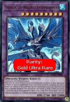 Trishula, the Dragon of Icy Imprisonment (V.1 - Ultra Rare)