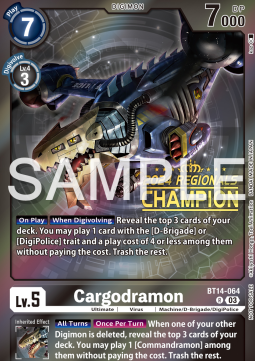 Cargodramon (BT14-064) (V.3)