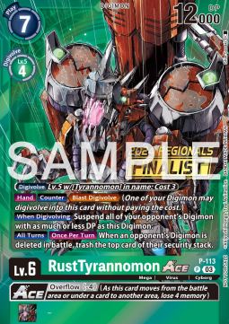 RustTyrannomon Ace (P-113) (V.2)