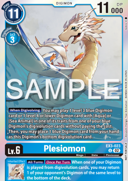 Plesiomon (EX3-023)