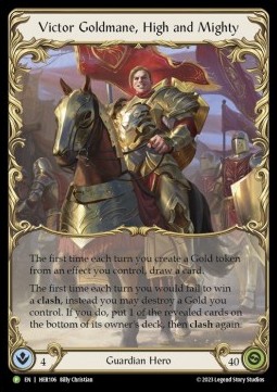 Victor Goldmane, High and Mighty (Rainbow Foil)