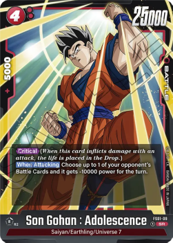 Son Gohan : Adolescence (FS01-09) [Fusion World] (V.1 - Super Rare)