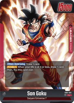 Son Goku // Son Goku (FB01-001) [Fusion World] (V.1 - Leader)