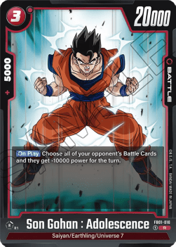 Son Gohan : Adolescence (FB01-016) [Fusion World]