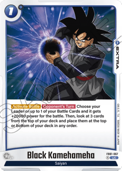 Black Kamehameha (FB01-067) [Fusion World]