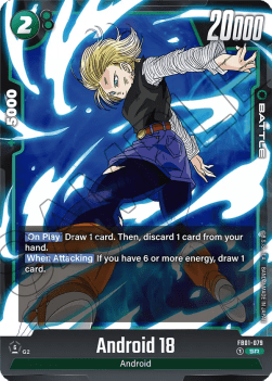 Android 18 (FB01-079) [Fusion World] (V.1 - Super Rare)