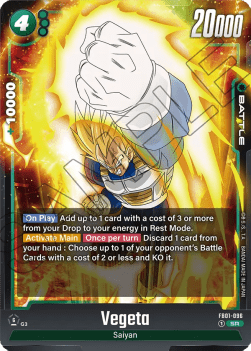 Vegeta (FB01-096) [Fusion World] (V.1 - Super Rare)