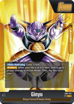 Ginyu // Ginyu (FB01-104) [Fusion World] (V.1 - Leader)