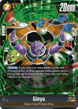 Ginyu (FB01-109) [Fusion World] (V.1 - Super Rare)